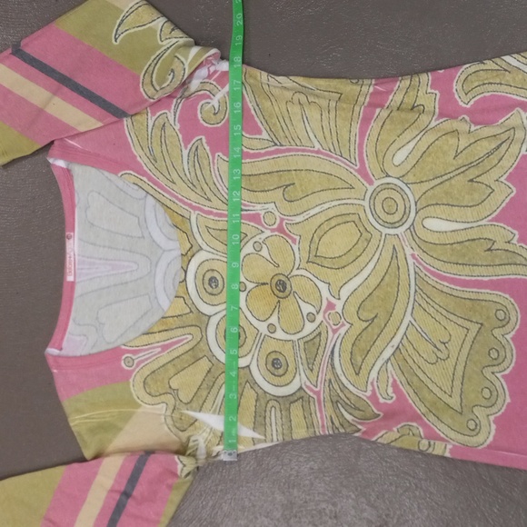 BEFORE + AGAIN SUPER CUTE SPRING COLORED 3/4 LENGTH SLEEVE DRESS - Picture 6 of 11